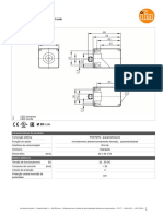 Sensor IO-Link indutivo 40x40x54mm