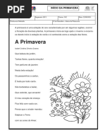 Atividade Primavera