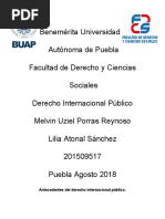 Antecedentes Del Derecho Internacional Público