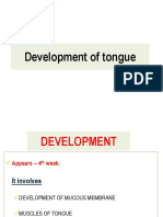 Development of Tongue