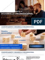 Comportamiento y desarrollo organizacional