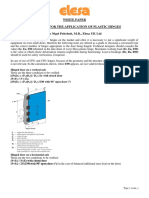 White Paper Guidelines For The Application of Plastic Hinges by Nigel Pritchett, M.D., Elesa UK LTD