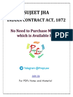 SUJEET JHA Indian Contract Act Notes