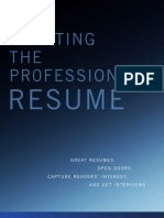 Crafting the Professionals Resume