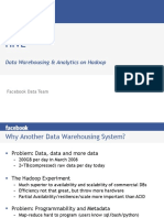 Data Warehousing & Analytics On Hadoop