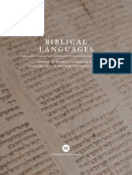 Biblical Languages at The Masters Seminary