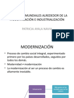 Propuestas Mundiales Modernización e Industrialización