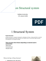 Report On Structural System: Building Construction 1751 - Aparna Pardhi