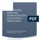 Investigación Fuentes Del Derecho Administrtivo, Financiero y Tributario