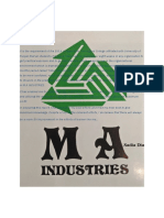 M.A. Industries Internship Report