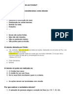 Cristãos devem fazer discípulos ensinando-os a obedecer a Cristo