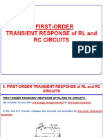 ECE 281 - 5 First Order Transient Circuits