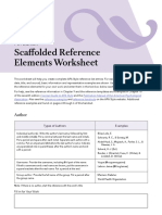 APA Scaffolded-Reference-Elements-Worksheet