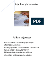 Palkan Kirjaukset - 2