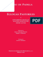 Pedro de Padilla Eglogas Pastoriles