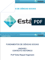 Fundamentos Da Ciência Social - Aula - 1