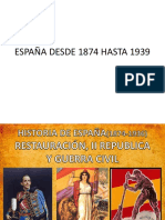 Def. España Desde 1874 Hasta 1939