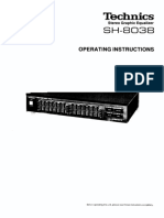 Technics: Operating Instructions