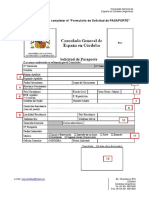 P2. Instrucciones para Completar Formulario de Solicitud de Pasaporte