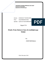 TP 4 Etude D - Une Liaison À Base de Multiplixage WDM Haouari Zakarya