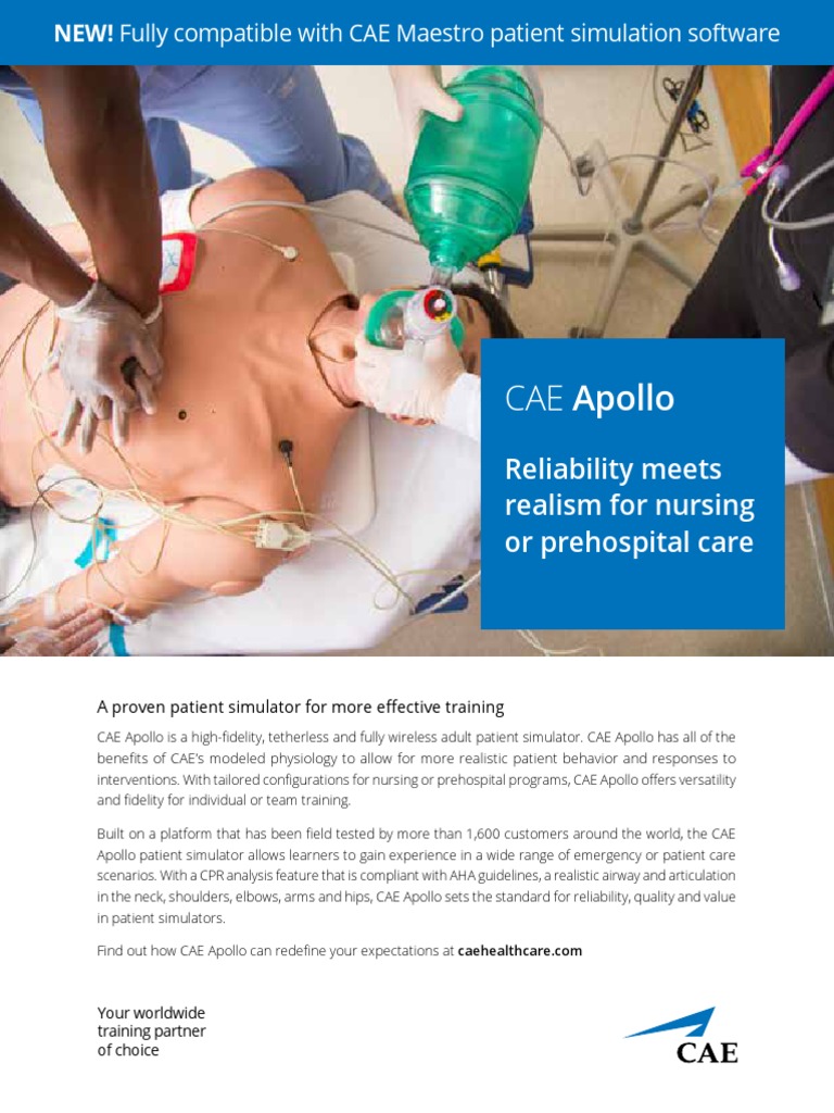 Apollo: Reliability Meets Realism For Nursing or Prehospital Care | PDF ...