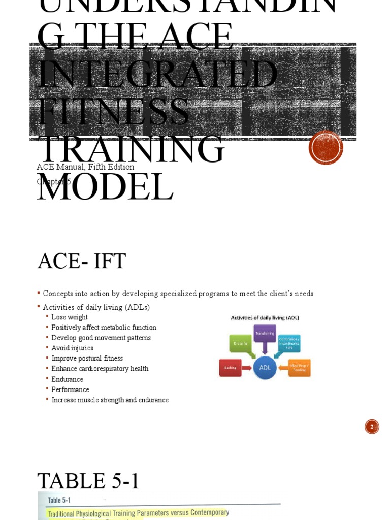 ACE IFT Model: Fitness Training Guide | PDF | Strength Training ...