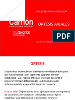 Ortesis Axiales