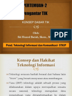 KONSEP DAN TEKNOLOGI INFORMASI