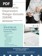 IDARE Inventario de Ansiedad Rasgo-Estado - Editorial Manual Moderno | PDF