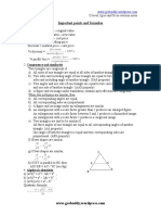 Important formulae and concepts for maths revision