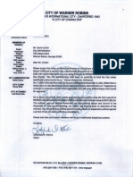 David Corbin - Suspension Letter