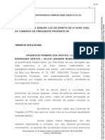 Modelo de Defesa A Ordem Judicial de Comprovação de Renda para Obtenção Da Justiça Gratuita