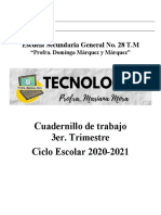 3ERO. Cuadernillo TECNOLOGIA 3er Trim