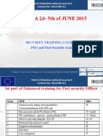 ODESSA 2d-5th of JUNE 2015: Security Training Courses: PSO and Port Security Trainer