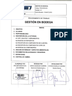 Pcsi-Bod-001 Gestion de Bodega