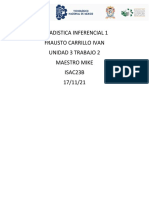 Estadistica Inferencial 1 Trabajo 2 Unidad 3