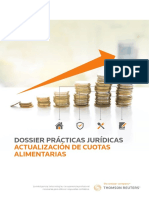 Dossier Prácticas Jurídicas - Actualización de Cuotas Alimentarias - Modelos de Escritos Judiciales y Análisis de Jurisprudencias - Thomson Reuters La Ley