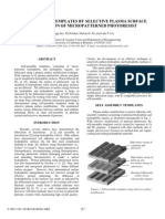 Self-Assembly Templates by Selective Plasma Surface Modification of Micropatterned Photoresist