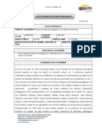 Formato 18 ACTA RECIBO HISTORIAS PEDAGÓGICA