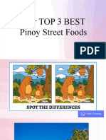 Your Top 3 Best Pinoy Street Foods