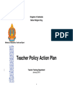 Teacher Policy Action Plan