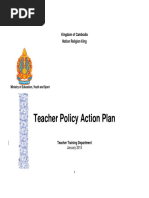 Teacher Policy Action Plan