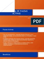 Programa de Pausas Activas