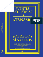 Atanasio Sobre Los Sinodos de Synodis in