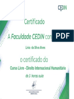 curso livre de direito internacional humanitário