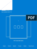 Quick Installation Guide V 1.0: Wi-Fi Smart Wall Switch