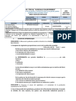 Evaluaciòn Quimstre I-Eess-10mo