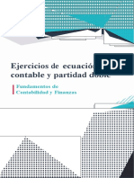 Semana 6 - Ejercicios de ecuación contable y partidad doble