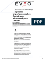 3 Aspectos Importantes Sobre Containers, Microserviços e Docker