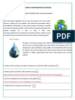 Weather Phenomena Reading Exercise.